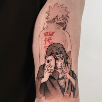 anime tatuiruotės