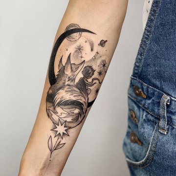 mažojo princo tatuiruotė