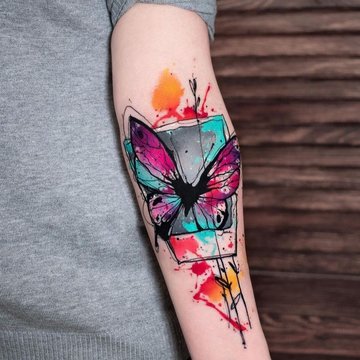 Tatuiruočių eskizai akvarelė
