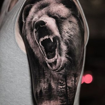 bear tattoo