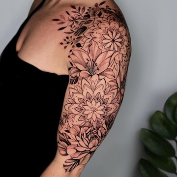 mandala tatuiruotė
