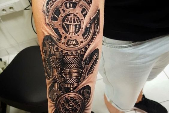 biomechanical tattoo