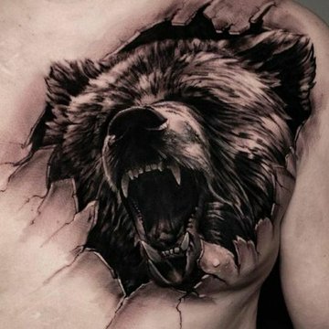 bear tattoo