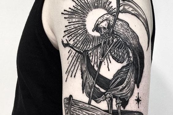 Tatuiruotė "graviūra"