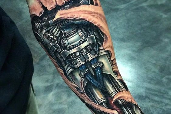 biomechanical tattoo