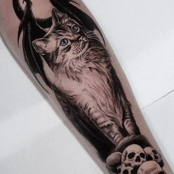 cat tattoo