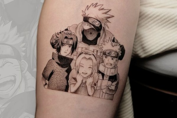 anime tatuiruotės