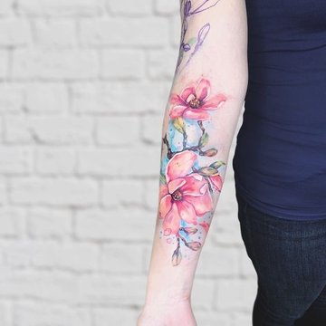 watercolor tattoos