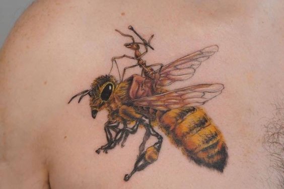 bee tattoo
