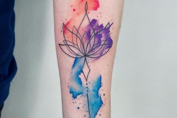 Tatuiruočių eskizai akvarelė