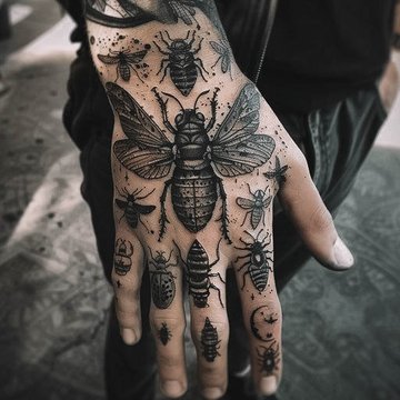 finger tattoos