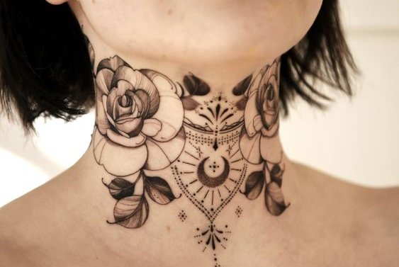 Neck Tattoo