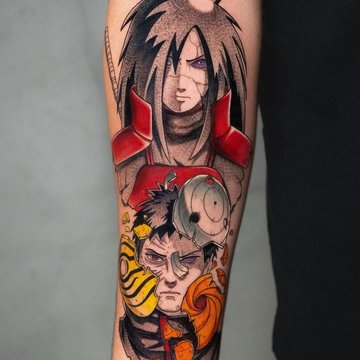 anime tatuiruotės