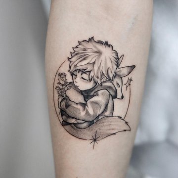 mažojo princo tatuiruotė