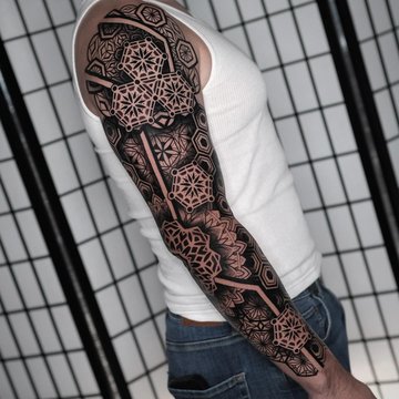 mandala tatuiruotė