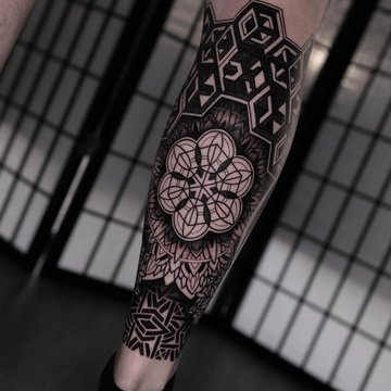 mandala tatuiruotė