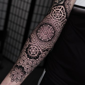 mandala tatuiruotė