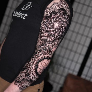 mandala tatuiruotė