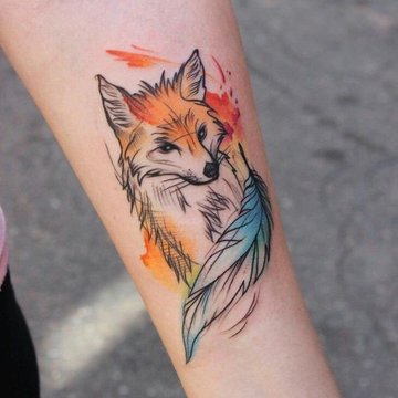 fox tattoo