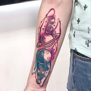 watercolor tattoos