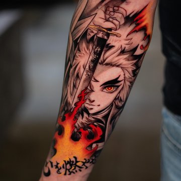 anime tattoos