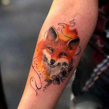 fox tattoo