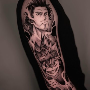 anime tattoos