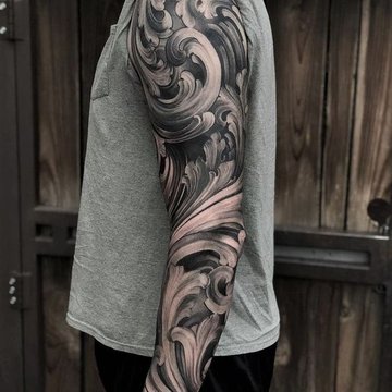 Tatuiruočių eskizai barokas