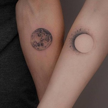 moon tattoo