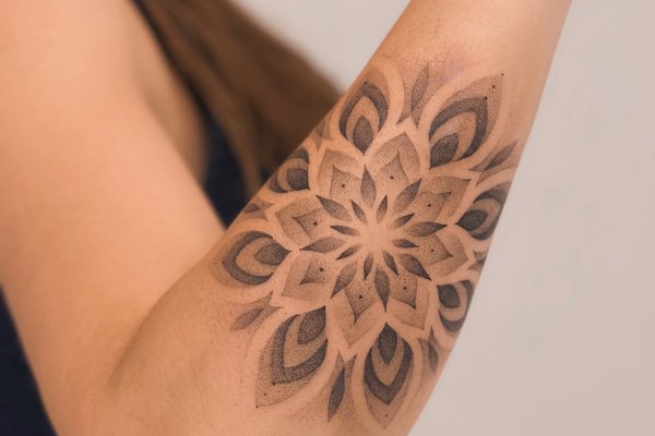 mandala tatuiruotė
