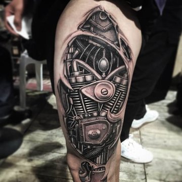 biomechanical tattoo