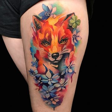 fox tattoo