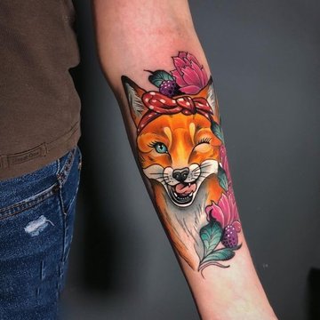 fox tattoo