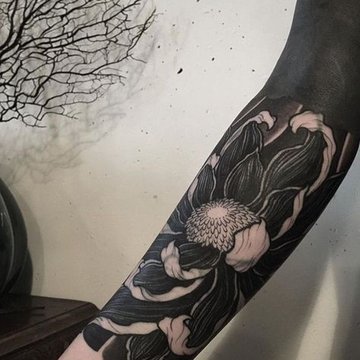 Blackwork tatuiruočių eskizai