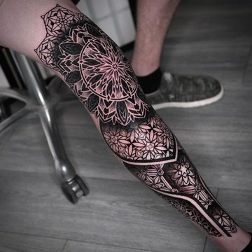 mandala tatuiruotė