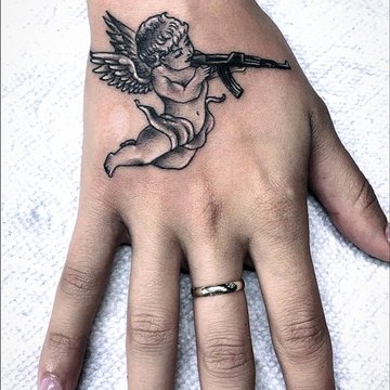 Angel tattoo