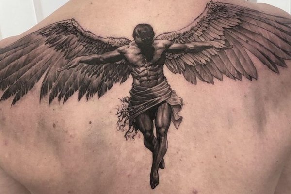 Angel tattoo