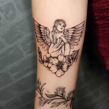 Angel tattoo