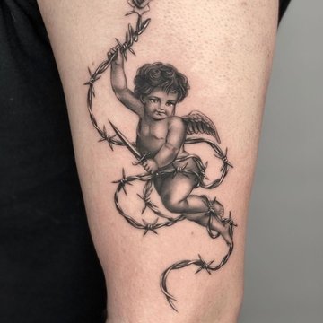 Angel tattoo