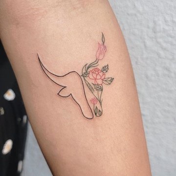 jaučio tatuiruotė