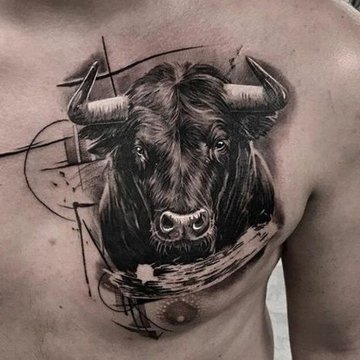 jaučio tatuiruotė