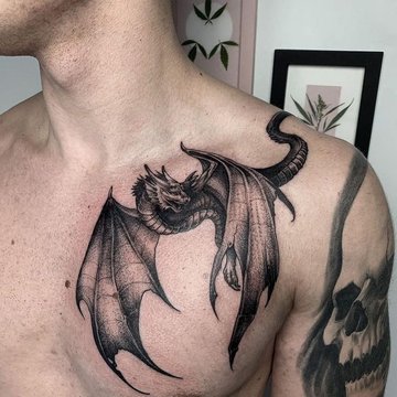 Vyriškos krūtinės tatuiruotės