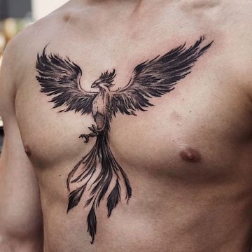 Vyriškos krūtinės tatuiruotės