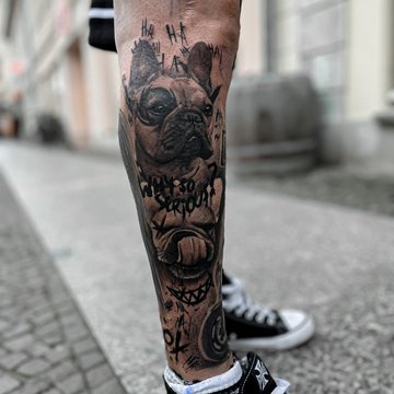 Men's Leg Tattoos