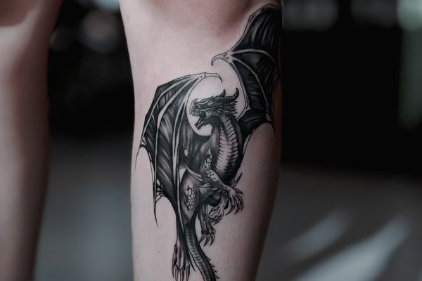 Men's Leg Tattoos