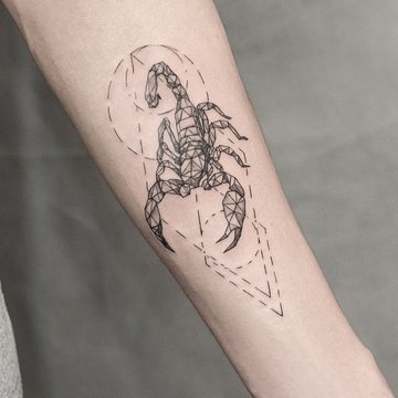 Skorpiono tatuiruotės