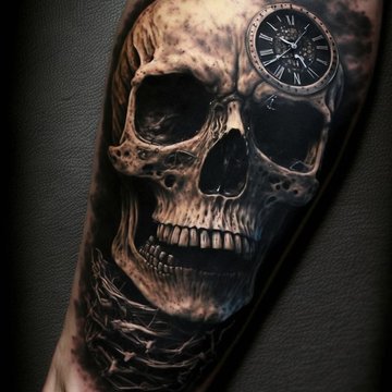 Skull tattoo