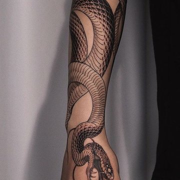Gyvatės tatuiruotė