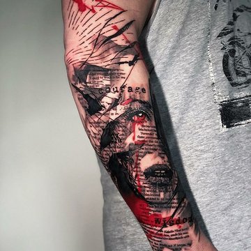 Trash Polka tattoos