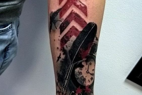 Trash Polka tattoos